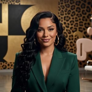 Professional editorial portrait of Latto announcing her pregnancy and new album 'Big Mama' in 2026.